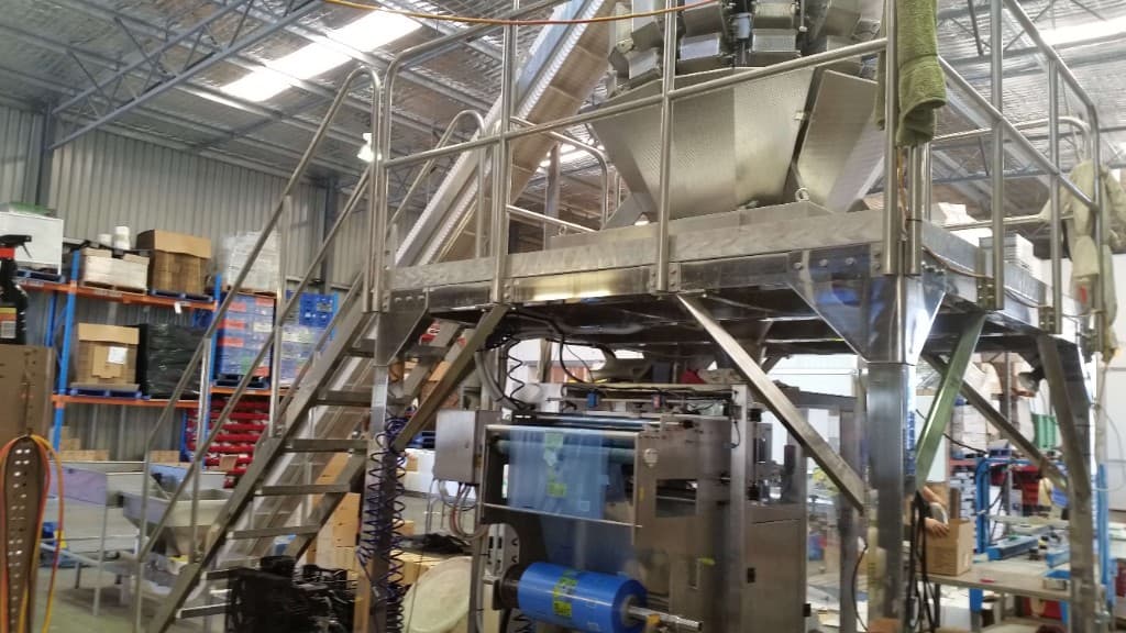 Vertical form fill seal bait packing machine at Earlybird Bait
